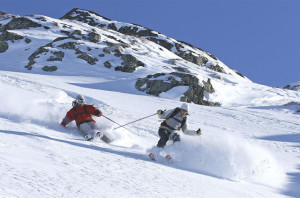 sciare a Villars
